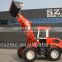 cheap chinese construction machine 2t wheel loader with joystcik and air condition for sale