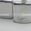 excellent quality quadrate staniless steel hip flask with mirror surface and logo