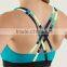 custom 88% nylon 12% spandex green ladies tank top in bulk