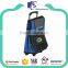 Polyester Folding Rolling Cooler With Two Wheels