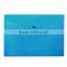 Transparent colorful plastic file folder