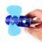Foam blade plastic housing water spray fan with alloy carabiner