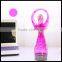 mini summer season cooling water spray bottle water air cooling fan