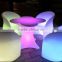 Rechargeable colorful LED chair furniture