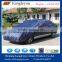170T polyester fabric coated PU blue dustproof cover Uv protection outdoor car cover