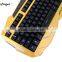 Shenzhen Factory Colored backlit electric gaming keyboard and mouse