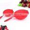 Lovely Silicone Draining Basket Kitchen strainer Spoon With Handle For Fruit&Vegetable