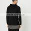 Daijun cheap high quality with logo design men 100% cotton black make your own hoodie