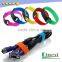 Free sample 100% nylon Hook and loop cable strap with buckle