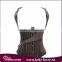 2015 New Design Sexy Vintage Waist Training Corsets Plus Size Corsets Bustiers for Women Stripe Underbust Corsets Wholesale