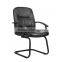 2014 HC-A055V Middle Back Steel Chromed Office Chairs Without Wheels