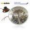 7' SQUARE headlight Red brown Iron Semi Sealed Beam 12V/24V Auto Halogen Lamp Install H4 or HID H4 Xenon Bulb