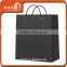 XHFJ Matte Lamination black paper shopping bag with custom logo