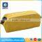 Concise Design Yellow With Big Zipper Student High Quality Kid's Pencil Bag