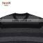 Men Striped Knitted Cashmere Sweater, Men Simple Round Neck Striped Pullover