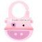 Animal designs non-toxic silicone baby bib