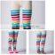 New mix clothing leggings rainbow stripe colorful zebra tights