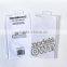 Plastic Zipper Pocket for Emery Boards