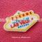 Cookies design embossed PVC rubber patch,brand logo rubber souvenir gift