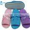 Lady indoor new designs OEM terry side stitching winter warm slippers