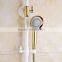 New arrival white painting bath&shower faucet set with brass rainfall shower head