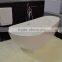 Chinese freestanding cheap round solid stone bathtub for adults