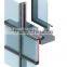 High fashion aluminium alloy curtain wall with glass products by Shandong Xinyudong Aluminum CO.LTD