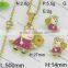 Hot Gold Color Cartoon Style Kids Wholesale Jewelry Set