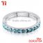 New design stainless steel birthstone ring 3mm for women,gemstone ring