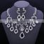 Fashio jewelry set rings earrings square pendant,christmas gifts