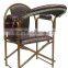 Folding & Knocked Down Muslim Prayer Chair for Elder - with Prayer Pad & Koran Pocket
