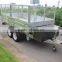 Hot Dipped Galvanized Hydraulic Tipper Box Trailer with 600mm Cage