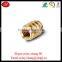 Nonstandard Machined Brass Screw Self Tapping Threaded Inserts
