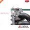 Mertop 3mm Thick Black Coated T4 DivideToyot* Supra 93-98 2JZ-GTE 2JZ Twin Turbo Turbo Manifold +46mm Wastegate