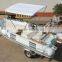 Rigid Inflatable Fiberglass Rowing Boat for Sale