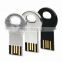 Silver 8GB Metal Key Shaped USB 2.0 Flash Drive, Golden key drive memory 4gb, Mini Metal Traveller Key