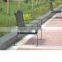 hot dipped galvanised outdoor steel park bench