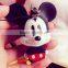 plastic squeaky mini mouse keychain,Custom design rubber mini mouse keychain,squeezable plastic keychain