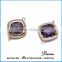 Glass birthstone of the month simulated jewelry birthstone charms wholesale