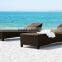 rattan beach sun bed for outdoor