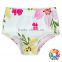 Summer Beach Fashion Two Pieces Swimwear Outfits Floower Top And Bloomer Child Swimsuit