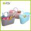 emc 2017new PE large Weave Basket for clothes plastic luandry basket storage basket 38L