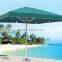 High quality big square outdoor beach umbrella garden with base parts