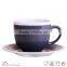 Cup Saucer handpainting top sale colour band