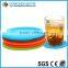 Beautiful flower shaped silicone anti-hot table mat