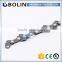 Low kickback 3/8"lp 0.050"(1.3mm) semi chisel chain with bumper drive link fit for electric chain saw