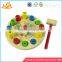 Wholesale most popular wooden hammer game toy interesting kids wooden hammer knocking game toy W11G012