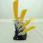 2017 Deluxe Hot Sale Anti-Slip Ceramic Knives Set 4 Pieces