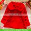 2017 Boutique clothing children's winter coat little girls christmas red overcoat new winter woolen coat