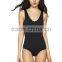 ladies black and strape one piece swimwear